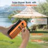 40000mAh Portable Charger with Built-in 4 Cables (Type-C, Lightning, USB-A, Micro), Fast Charging Power Bank with LED Flashlight